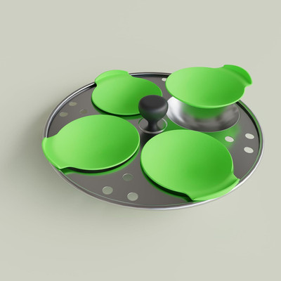 ADMONITION Silicone Cookie/Macroon tray 1 Cavity Idli Moulds(Pack of 8)