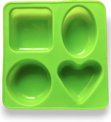 Grih Soukhya Silicone Cupcake/Muffin Mould 4(Pack of 1)