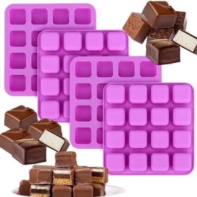 Husaini Mart Silicone Chocolate Mould 16(Pack of 1)