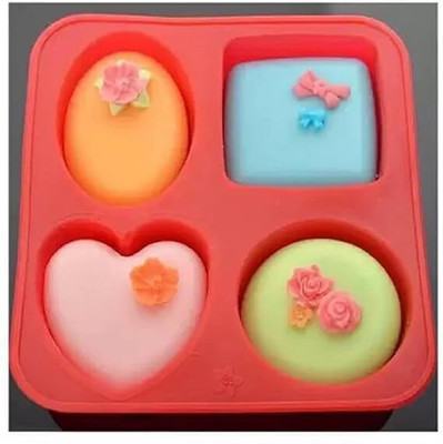 MoldBerry Silicone Cake Mould 4(Pack of 1)