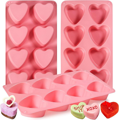 hussaini mart Silicone Cupcake/Muffin Mould 8(Pack of 1)