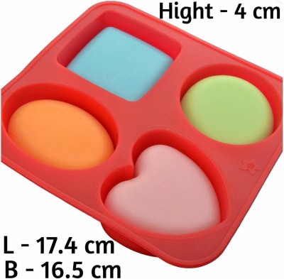 Redsky Silicone Cake Mould 4(Pack of 1)