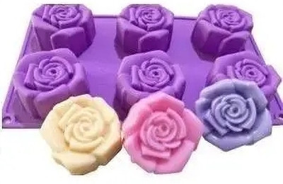 shreeji creation Silicone Cupcake/Muffin Mould 6(Pack of 1)