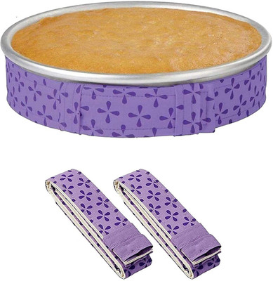HOMEBAKERS MART Pan Strips Protector Baking Tool Bakeware Aluminium Cake Mould 1(Pack of 2)
