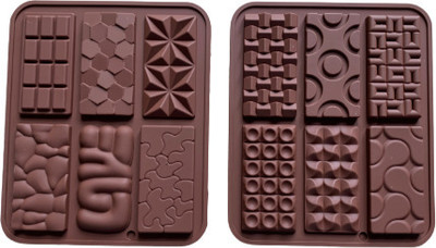 SHOAIB Silicone Chocolate Mould 12(Pack of 2)