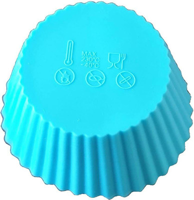 balerion Silicone Cupcake/Muffin Mould 12(Pack of 1)