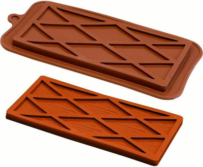 OM HANDICRAFTS VADODARA Silicone Chocolate Mould 12(Pack of 2)