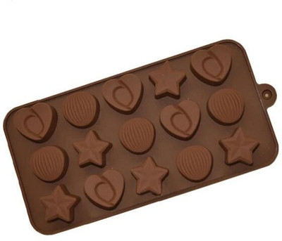 BAKERS4U Silicone Chocolate Mould 15(Pack of 1)