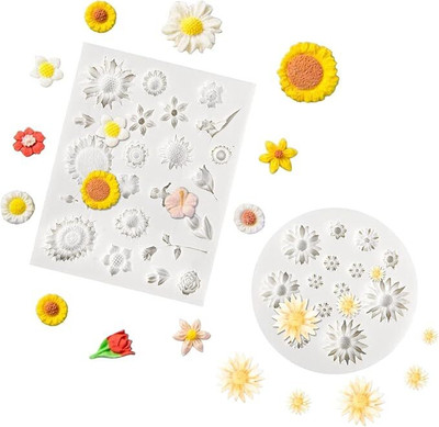 LEGACYCART Silicone Fondant & Gum paste Mould 20(Pack of 2)