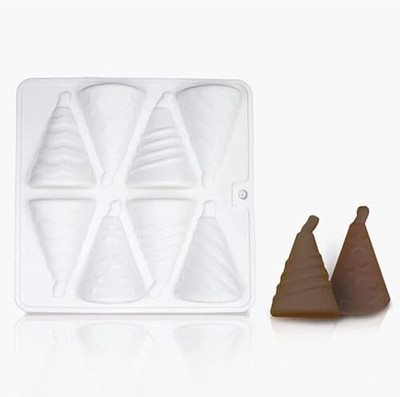 Hussain mart Silicone Chocolate Mould 6(Pack of 1)
