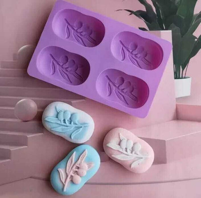 ashguj Silicone Chocolate Mould TP INCORP 12 Cavity Rectangle Shape Round Edges Silicone Mould/Mold for Soap Making, Loaf, Muffins, Cheesecakes Approx 75-80 GPSA(Pack of 1)