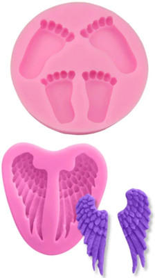 SHOAIB Silicone Fondant & Gum paste Mould 6(Pack of 2)