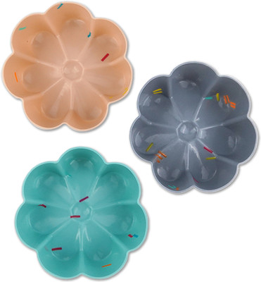 GAJ INTERNATIONAL Silicone Cake Mould Flower-Shaped Silicone Baking Molds - Easy to Release & Perfect for Cakes & Muffins(Pack of 1)