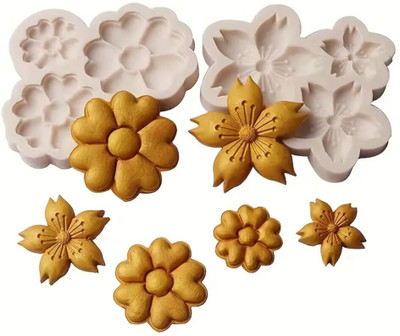 SKYTAIL Silicone Fondant & Gum paste Mould 1(Pack of 2)