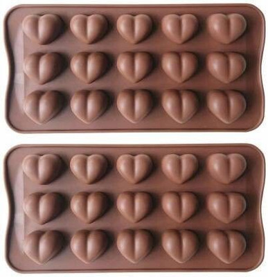 Fitaza Silicone Cupcake/Muffin Mould Broken Heart Shape Chocolate Mould, Silicone Mould for Chocolate Gummies Fondant Mini Soap Mini Candles Making Accesories,(Pack of 1)