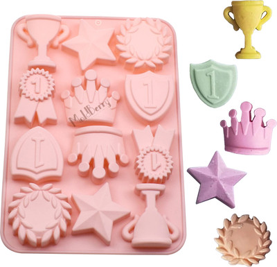 MoldBerry Silicone Chocolate Mould 12(Pack of 1)
