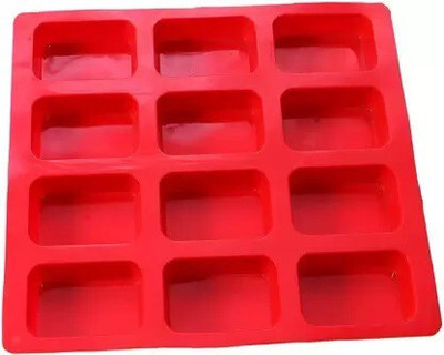 ADMONITION Silicone Cupcake/Muffin Mould 12(Pack of 1)