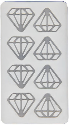 BAKERS4U Silicone Chocolate Mould 8(Pack of 1)