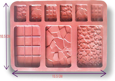 balerion Silicone Chocolate Mould 9(Pack of 1)