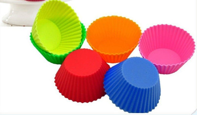 balerion Silicone Cupcake/Muffin Mould 6(Pack of 1)