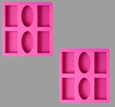 ADMONITION Silicone Cookie/Macroon tray 6(Pack of 2)