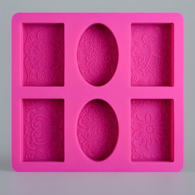 ADMONITION Silicone Cupcake/Muffin Mould 6(Pack of 1)