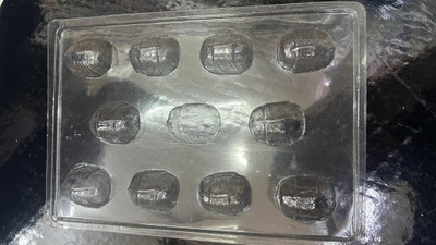 BAKERS4U PVC Chocolate Mould 8(Pack of 1)