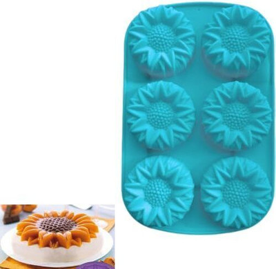 LAGACYCART Silicone Cupcake/Muffin Mould 6(Pack of 1)