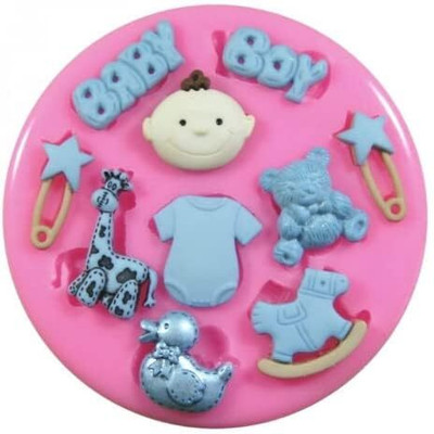BnC Silicone Fondant & Gum paste Mould 10(Pack of 1)