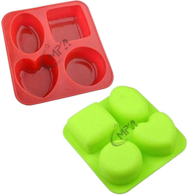 MPR4 Silicone Cupcake/Muffin Mould 4(Pack of 2)