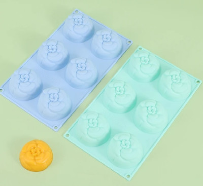 Husaini Mart Silicone Fondant & Gum paste Mould 6(Pack of 2)
