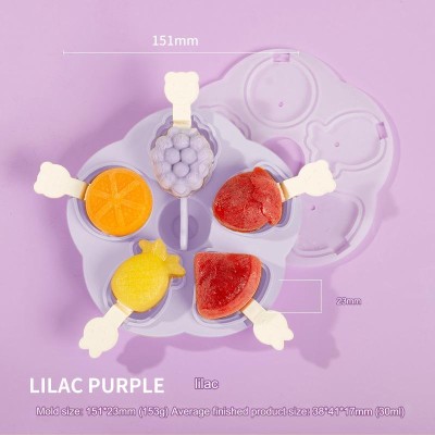 IM UNIQUE Silicone Chocolate Mould LILAC PURPLE lilac Mold size: 151*23mm (153g) Average finished product size: 38*41*17mm (30ml)(Pack of 1)
