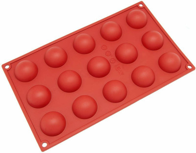 BAKEFFY Silicone Chocolate Mould 15(Pack of 1)