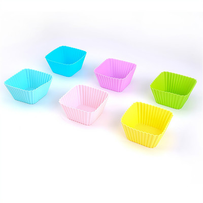 faire la cuisine Silicone Cupcake/Muffin Mould 1(Pack of 6)