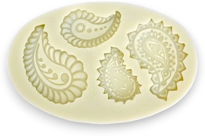 HE Retail Supplies Silicone Fondant & Gum paste Mould Paisley Silicone Mould,(Pack of 1)