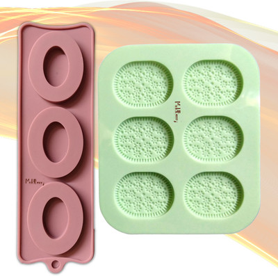 MoldBerry Silicone Cookie/Macroon tray 2(Pack of 2)