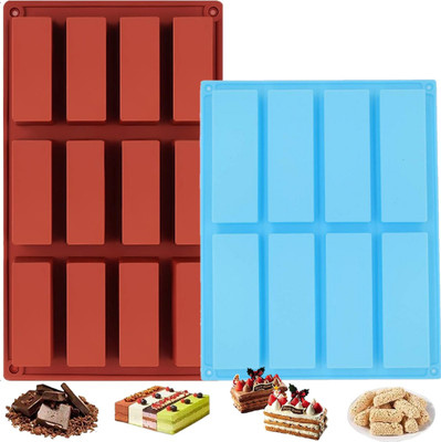Husaini Mart Silicone Chocolate Mould 8(Pack of 2)