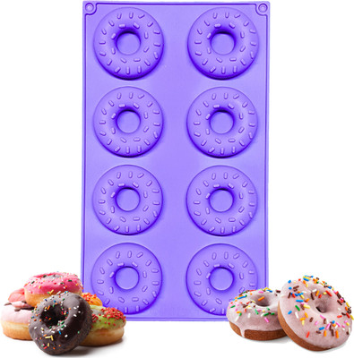 Husaini Mart Silicone Donut Tray 8(Pack of 1)