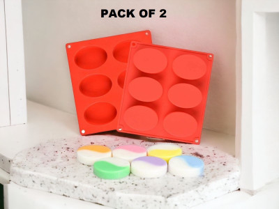 Redsky Silicone Cake Mould 6(Pack of 2)