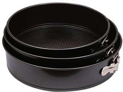 JAMBOREE Carbon Steel Cake Mould 3(Pack of 3)