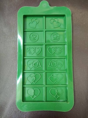 HOMEBAKERS MART Silicone Chocolate Mould 12(Pack of 1)