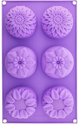 Adi bakes Silicone Chocolate Mould 6(Pack of 1)