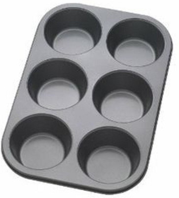 HOMFRO Carbon Steel Cupcake/Muffin Mould 1(Pack of 1)