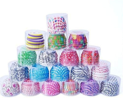 MG TRADING Paper Cake Mould 100(Pack of 100)