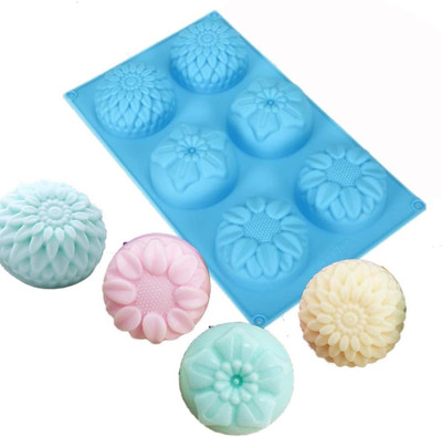 Husaini Mart Silicone Fondant & Gum paste Mould 6(Pack of 1)