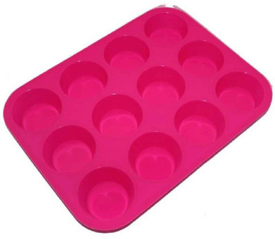 TREXEE Silicone Cookie/Macroon tray 12(Pack of 1)