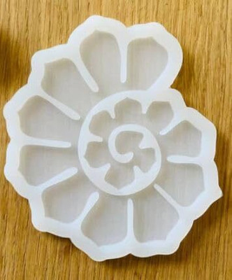 Ditya Crafts Silicone Fondant & Gum paste Mould 3D Flower Mold Resin Mold, Silicone Molds for Resin Casting, Silicone Agate Flower Molds for Making Resin,(Pack of 1)