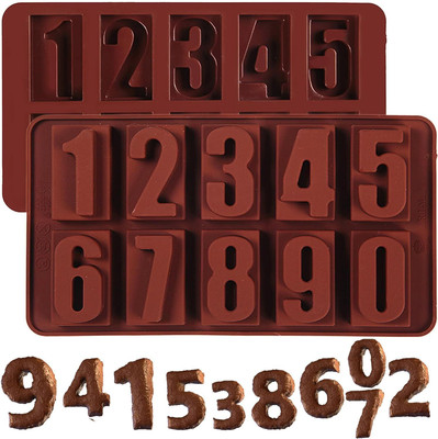 N.A.R VENTURES Silicone Chocolate Mould 10(Pack of 1)