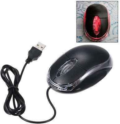 NKPR Stylish USB Wired Gaming Mouse With Lighting for Laptop, PC_NK78 Wired Ambidextrous Optical  Gaming Mouse(USB 3.0, Black)