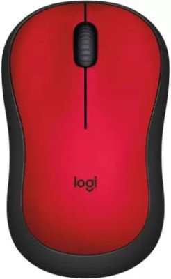 datta M221 / Silent Buttons, Wireless Optical Mouse(USB 2.0, Red)